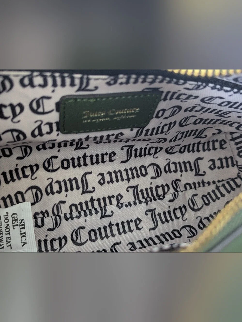 NEW JUICY COUTURE Totally Juicy Shoulder Bag Hobo in Super Greens